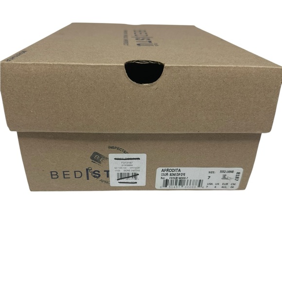 NEW Bed Stu Afrodita Gladiator Sandals in Bone Dip Dye 7 - Picture 4 of 12